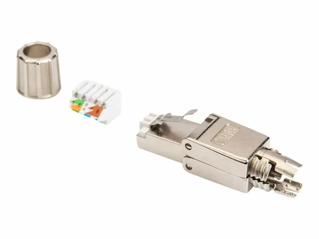 Field Assembly Plug ASSMANN Field Termination Plug RJ45 Cat.6A FTP shielded AWG 22-27 10GbE ...